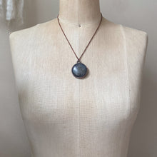 Load image into Gallery viewer, Black Sunstone Full Moon Necklace #3 - Ready to Ship