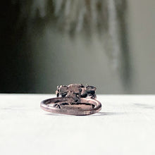 Load image into Gallery viewer, Black Tourmaline Stacking Ring # 1 (Size 7.25)