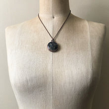 Load image into Gallery viewer, Moss Agate Full Moon Necklace #3 - Ready to Ship