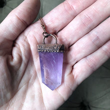 Load image into Gallery viewer, Amethyst Polished Point Necklace - Ready to Ship