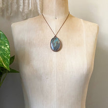 Load image into Gallery viewer, Oval Labradorite Necklace #3 - Ready to Ship