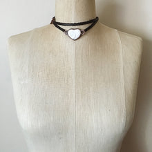 Load image into Gallery viewer, Eye of Shiva Heart Wrap Bracelet/Choker - Made to Order