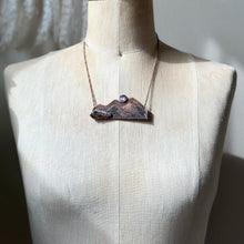 Load image into Gallery viewer, Pink Moonrise over the Mountains Necklace - Ready to Ship