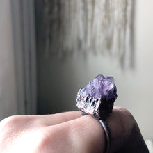 Load image into Gallery viewer, Raw Amethyst Cluster Ring #3 (Size 7.75) - Ready to Ship