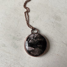 Load image into Gallery viewer, Hypersthene Black Moon Lilith Necklace #3 - Ready to Ship