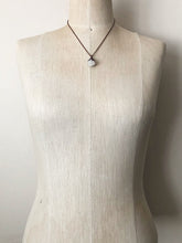 Load image into Gallery viewer, Clear Quartz Druzy Necklace #1 - Ready to Ship (4/25 Update)