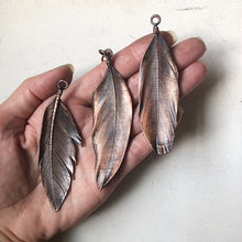 Load image into Gallery viewer, Electroformed Macaw Feather Necklace (Style 2) - Moksha Collection