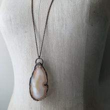 Load image into Gallery viewer, Agate Slice Portal of the Infinite Sun Necklace - Ready to Ship
