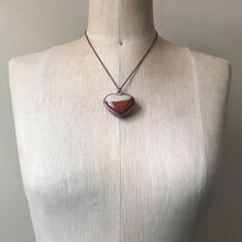 Load image into Gallery viewer, Polychrome Jasper Heart Necklace #2