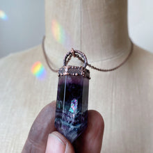 Load image into Gallery viewer, Fluorite Polished Point Necklace #3 - Ready to Ship