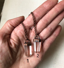 Load image into Gallery viewer, Polished Clear Quartz Point Necklace (Satya Collection)