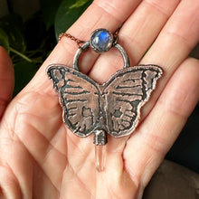 Load image into Gallery viewer, New Moon in Aries Butterfly Necklace - Ready to Ship