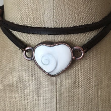 Load image into Gallery viewer, Eye of Shiva Heart Wrap Bracelet/Choker - Made to Order