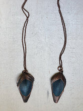 Load image into Gallery viewer, Electroformed Small Macaw Feather Necklace - Ready to Ship