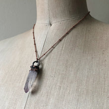 Load image into Gallery viewer, Vera Cruz Amethyst Point Necklace #2 - Snow Moon Collection