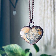 Load image into Gallery viewer, Maligano Jasper Heart Necklace #1