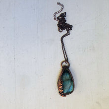 Load image into Gallery viewer, Labradorite & Fern Necklace - Ready to Ship