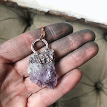 Load image into Gallery viewer, Raw Amethyst Cluster Necklace - Ready to Ship