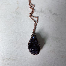 Load image into Gallery viewer, Amethyst Druzy "Shine" Necklace #6 - Ready to Ship