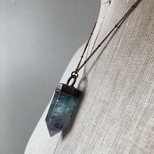 Load image into Gallery viewer, Fluorite Polished Point Necklace #2 - Ready to Ship