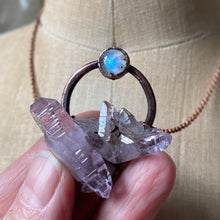 Load image into Gallery viewer, Vera Cruz Amethyst Cluster Necklace #4 - Ready to Ship