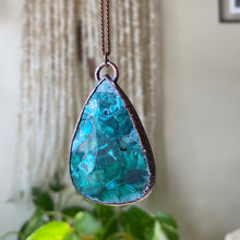 Load image into Gallery viewer, Malachite with Chrysocolla Necklace #2 - Ready to Ship