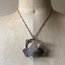 Load image into Gallery viewer, North Star Smoky Quartz Cluster Necklace #2 - Ready to Ship