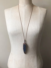 Load image into Gallery viewer, Electroformed Macaw Feather Necklace (Style 1) - Moksha Collection