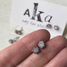 Load image into Gallery viewer, Clear Quartz Druzy Earrings - Ready to Ship