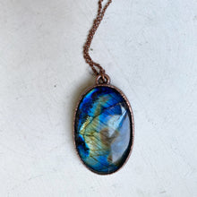 Load image into Gallery viewer, Labradorite Oval Necklace - Ready to Ship