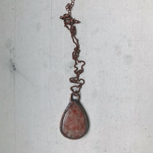 Load image into Gallery viewer, Teardrop Sunstone Necklace - Ready to Ship