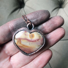 Load image into Gallery viewer, Polychrome Jasper Heart Necklace #10