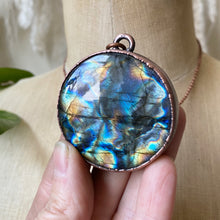 Load image into Gallery viewer, Labradorite “Mysterious Moon” Necklace