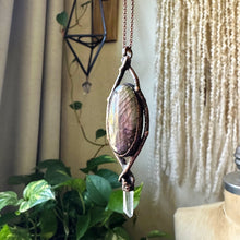 Load image into Gallery viewer, Purple Labradorite & Clear Quartz Necklace - Ready to Ship