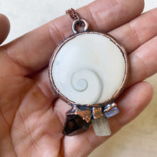 Load image into Gallery viewer, Eye of Shiva New Moon in Cancer Statement Necklace - Ready to Ship