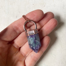 Load image into Gallery viewer, Fluorite Polished Point Necklace #1 - Ready to Ship