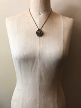 Load image into Gallery viewer, Smoky Quartz Hexagon Necklace - Ready to Ship (Flower Moon Collection)