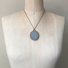 Load image into Gallery viewer, White Druzy Necklace (Oval)- Ready to Ship