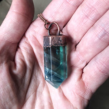 Load image into Gallery viewer, Fluorite Polished Point Necklace #1 - Ready to Ship