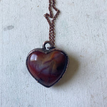 Load image into Gallery viewer, Carnelian Heart Necklace #1 - Ready to Ship