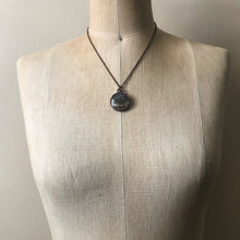 Load image into Gallery viewer, Moss Agate Full Moon Necklace #1 - Ready to Ship
