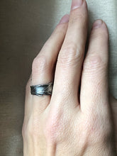 Load image into Gallery viewer, Sterling Silver Adjustable Feather Ring