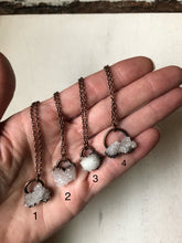 Load image into Gallery viewer, White Druzy Necklace (Satya Collection)