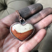 Load image into Gallery viewer, Polychrome Jasper Heart Necklace #2