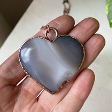 Load image into Gallery viewer, Druzy “Broken Open” Heart Necklace #2 - Ready to Ship