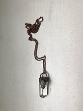 Load image into Gallery viewer, Polished Clear Quartz Point with Raw Emerald Necklace (Satya Collection)