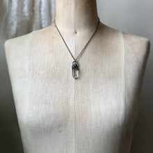 Load image into Gallery viewer, Clear Quartz Point & Raw Opal Necklace #4 - Ready to Ship