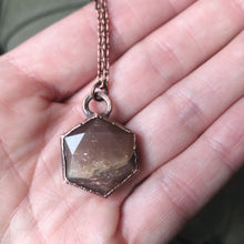 Load image into Gallery viewer, Sunstone Hexagon Necklace #3 - Ready to Ship