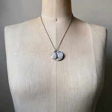Load image into Gallery viewer, Live By the Moon Necklace with Rainbow Moonstone (Large)- Ready to Ship