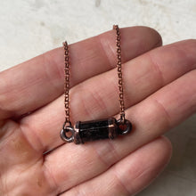 Load image into Gallery viewer, Dravite (Brown Tourmaline) Bar NecklaceNecklace #1